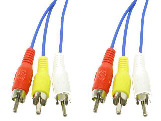 PATCHC 3X3RCA4 - Audio / Video Leads -