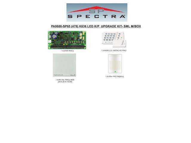 PDX KIT PA9600 - Alarms & Accessories -