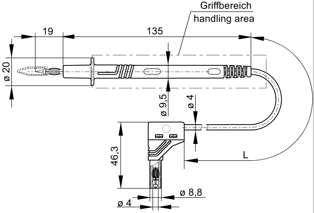 PL2600SW RED - Test Leads & Probes - 934158101 4002044185299