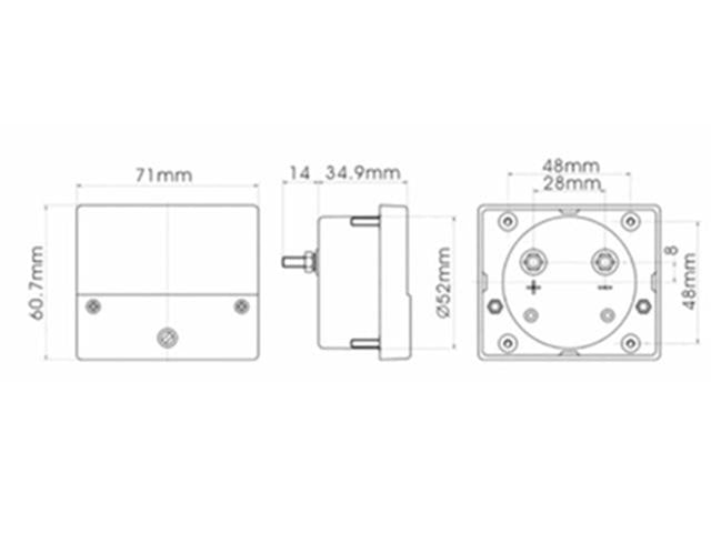 PM1 50ADC - Panel Meters -