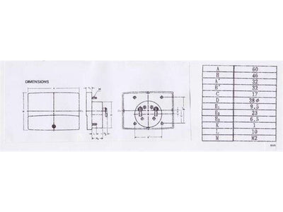 PM2 100MADC - Panel Meters -