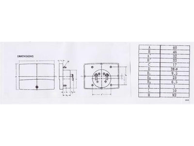 PM2 30VDC - Panel Meters -