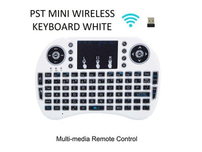 PST MINI WIRELESS KEYBOARD WHITE - Computer Screens, Keyboards & Mouse -