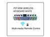 PST MINI WIRELESS KEYBOARD WHITE - Computer Screens, Keyboards & Mouse -