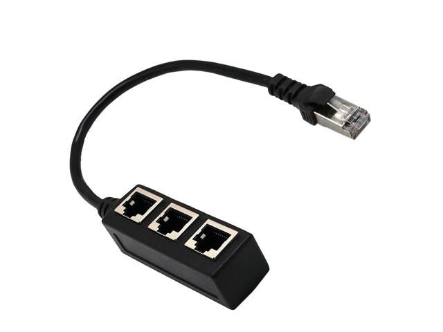 PST RJ45 1-3 PORT EXTENDER - USB Hubs, Adaptors, & Extenders -