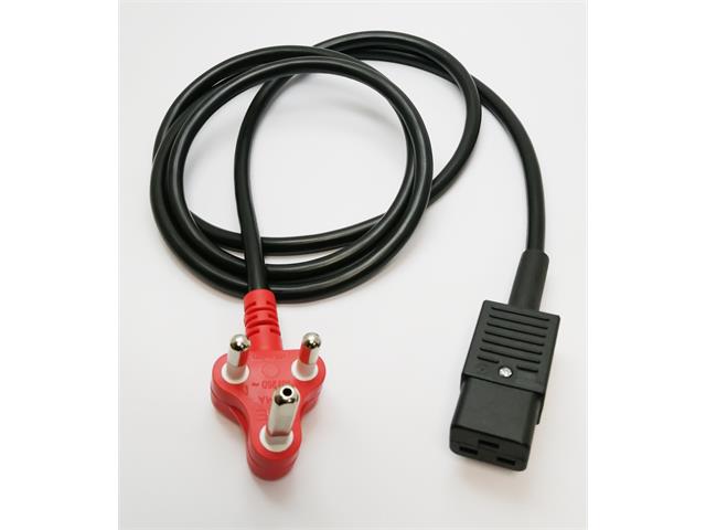 PWR CAB C19F-3PD PLUGTOP 1.8M - Power Leads -