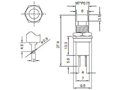 R18-29A3 WHITE - Switches -