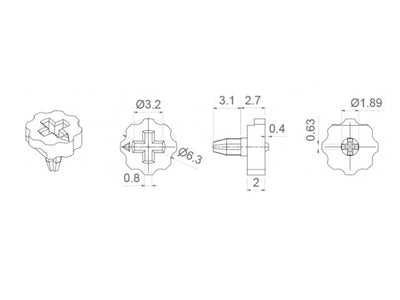 REF001 - Potentiometers, Trimmers & Rheostats -