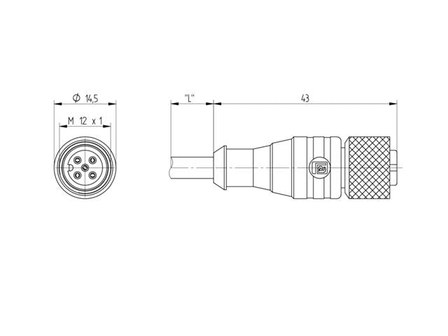 RKT5-228/10M - Actuator/Sensor Cable -
