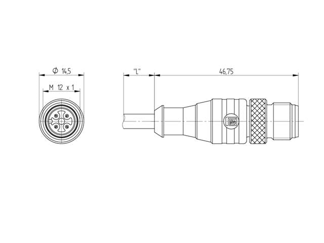 RST4-225/2M - Actuator/Sensor Cable -