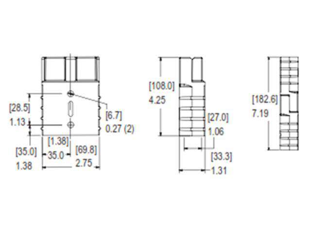 SB350 GREY - Power Connectors -