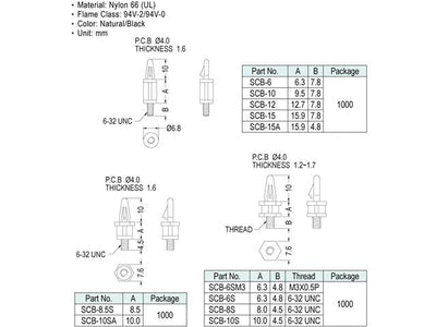 SCB-6 - PCB Connectors -