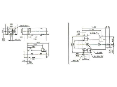 SCJ316P00XS0B00G - Audio Connectors -