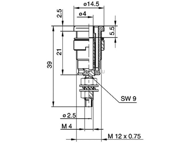 SEB2600G BLACK - Test Plugs & Sockets -