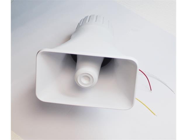 SIREN 12V 40W - WHITE - Alarms & Accessories -