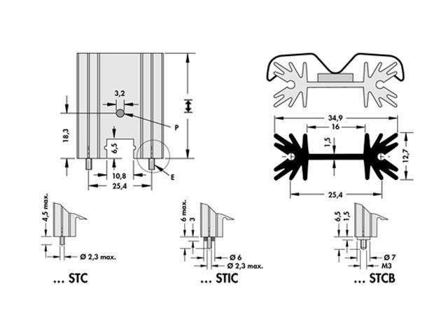 SK104STC-38,1 - Heatsinks -