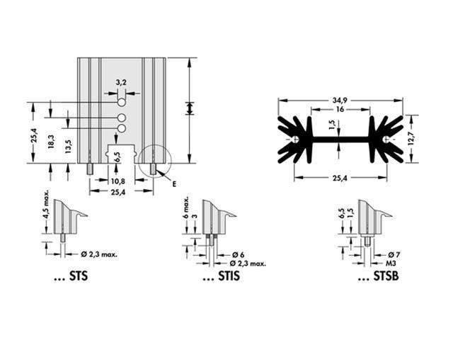SK104STS-63,5 - Heatsinks -