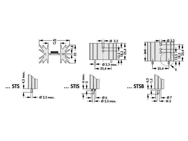 SK129STS-25,4 - Heatsinks -