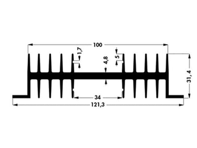 SK39-100SA - Heatsinks -