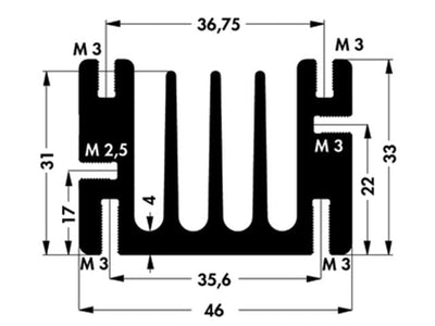 SK68-37,5SA - Heatsinks -