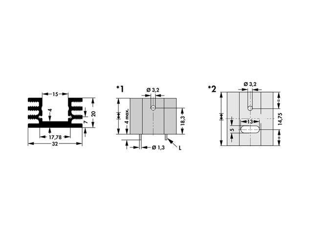 SK76-37,5STSTO220 - Heatsinks -