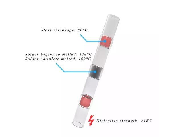 SOLDER BUTT CONNECTOR 0.5-1MM - Cable Lugs, Terminals & Splices -