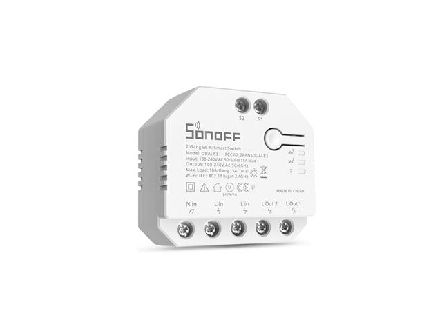 SONOFF DUALR3 WIFI SMART SWITCH - Home Automation -