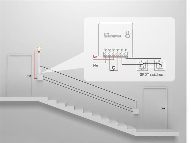 SONOFF MINIR2 WIFI SMART SWITCH - Home Automation -