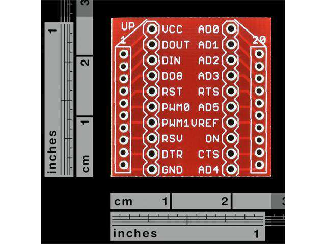 SPF BREAKOUT FOR XBEE MODULE - Breakout boards / Shields / Modules -