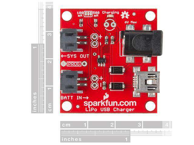 SPF LIPOLY CHARGER USB-ONE CELL - Power, Battery & Solar -