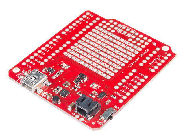 SPF LIPOWER SHIELD 3,7V TO 5V - Power, Battery & Solar -