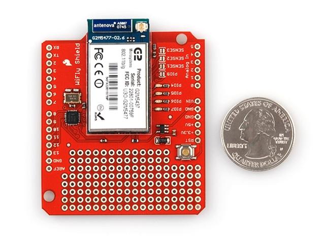 SPF WIFLY SHIELD WITH RN-131C - Breakout boards / Shields / Modules -
