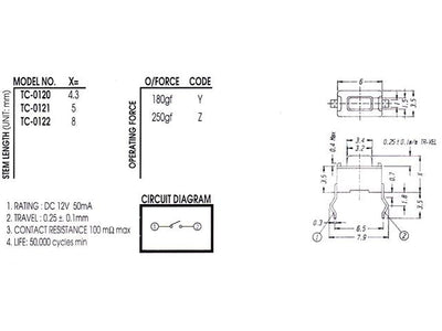 TC0121Y - Switches -