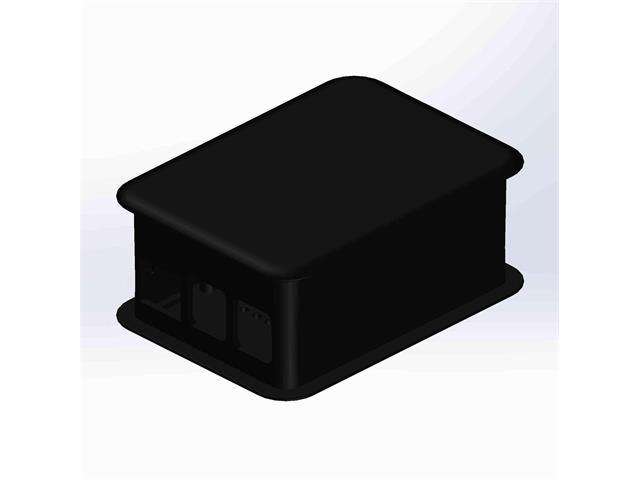TEKO RASPBERRY PI2B/PI3 ENCL BLK - Internet of things (IoT) Enclosures -