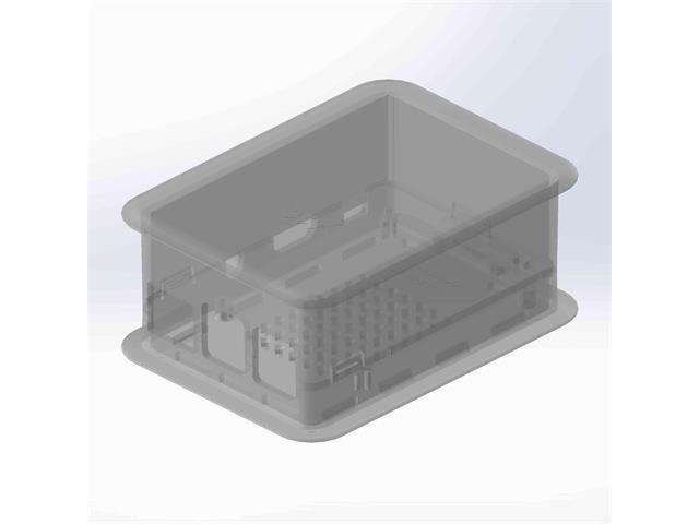 TEKO RASPBERRY PI2B/PI3 ENCL CLR - Internet of things (IoT) Enclosures -