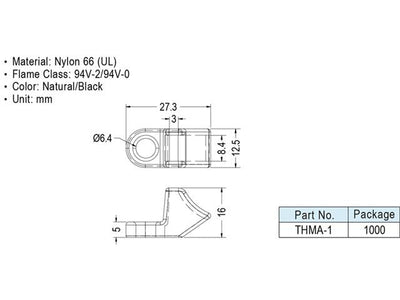 THMA-1 - Cable Fasteners & Fixings -