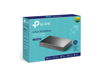 TP-LINK SF1008P - Network Switches Racks & Accessories -