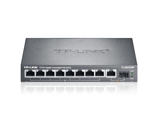 TP-Link TL-SG1210P 8ポートPoE＋ TP-Link 10ポート ギガビット
