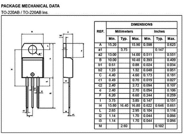 TYN1225 - Thyristors -