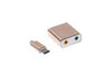 TYPE C TO 3.5MM STEREO+MIC - USB Hubs, Adaptors, & Extenders -