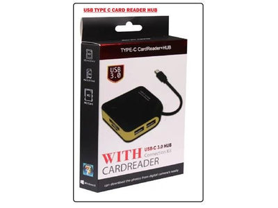 USB TYPE C CARD READER HUB - USB Hubs, Adaptors, & Extenders -