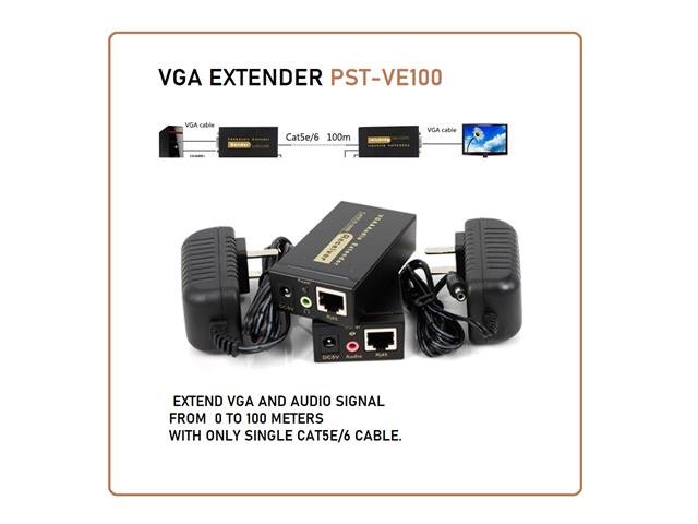 VGA EXTENDER PST-VE100 - HDMI / VGA / AV Converters -