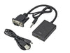 VGA-HDMI+AUDIO CONVERTER PST - HDMI / VGA / AV Converters -