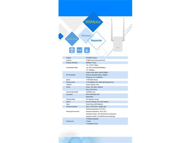 WIFI EXTENDER COMFAST WF1