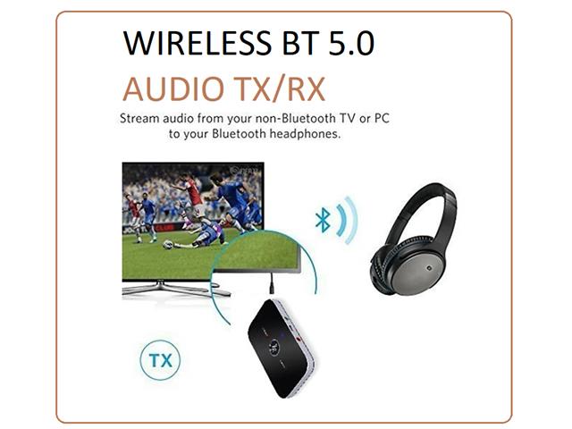 WIRELESS BT 5.0 AUDIO TX/RX - TV, Video & DSTV Accessories -