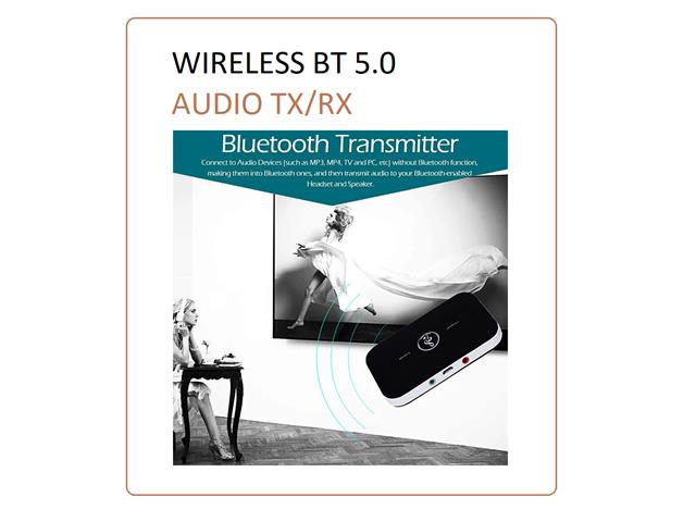 WIRELESS BT 5.0 AUDIO TX/RX - TV, Video & DSTV Accessories -