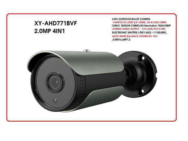 XY-AHD771BVF 2.0MP 4IN1 - CCTV Products & Accessories -