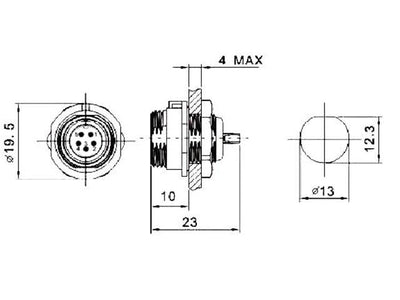XY-CC132-5P - Circular Connectors -