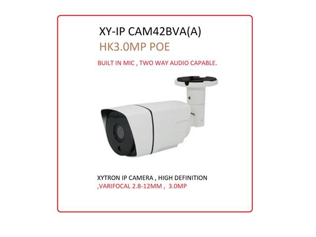 XY-IP CAM42BVA(A) HK3.0MP POE - CCTV Products & Accessories -