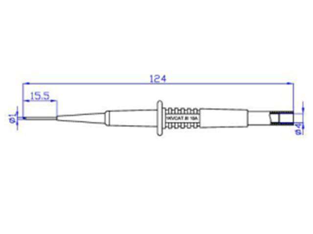 XY-PRUF-MZS10E-RED - Test Leads & Probes -